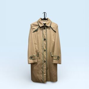 Coach Polka Dot Turnlock Trench Coat